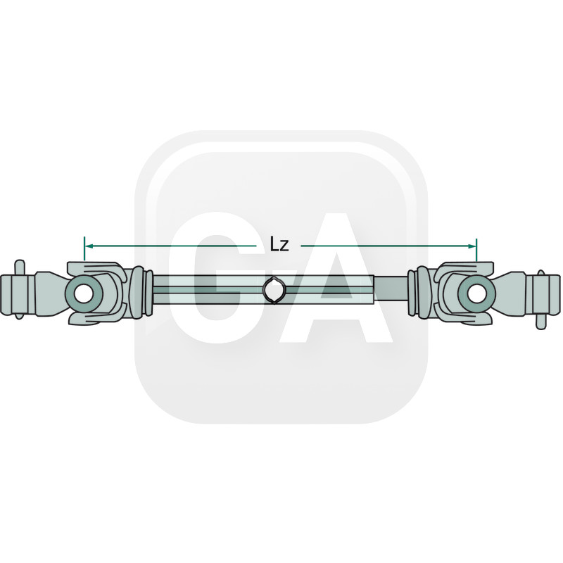Transmission à Cardan avec Profil Citron 860 Mm G1/G2